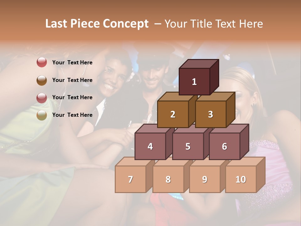 American Beautiful Girl PowerPoint Template