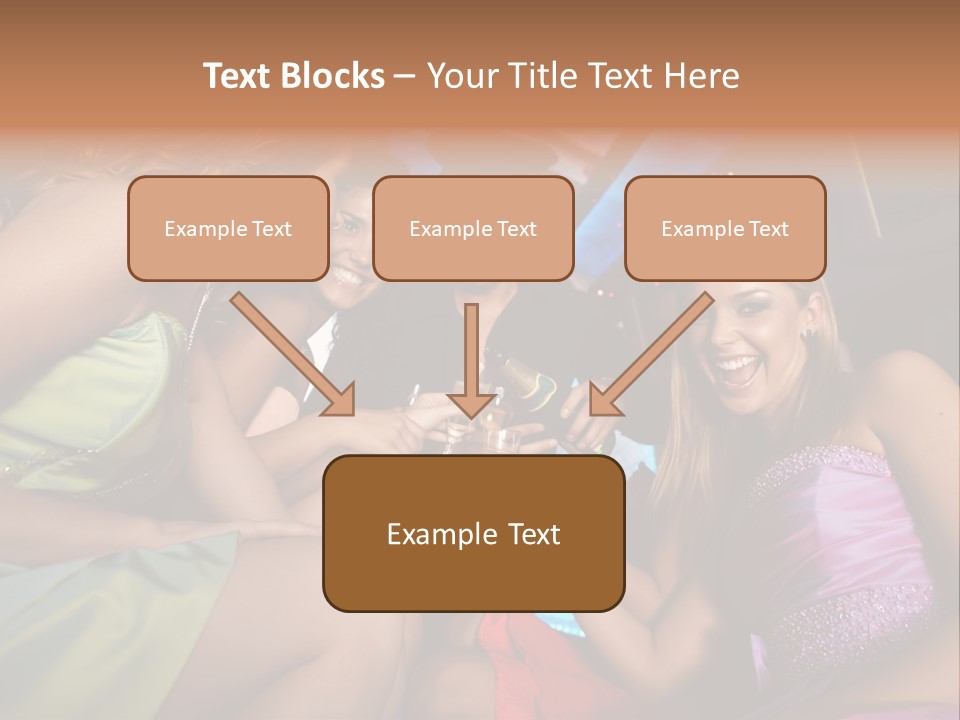 American Beautiful Girl PowerPoint Template