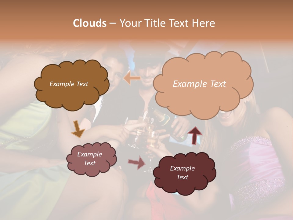 American Beautiful Girl PowerPoint Template