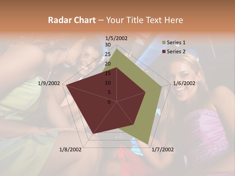 American Beautiful Girl PowerPoint Template