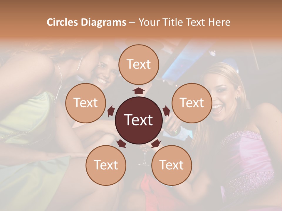 American Beautiful Girl PowerPoint Template