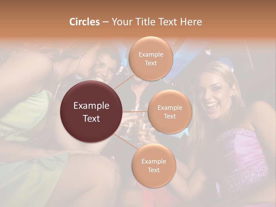 American Beautiful Girl PowerPoint Template