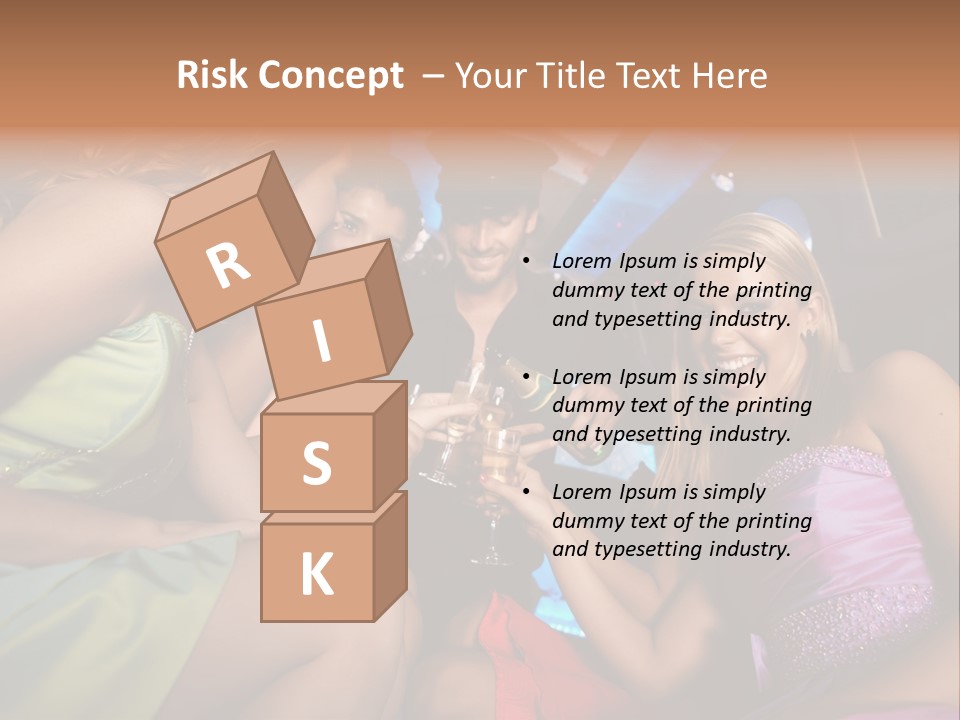 American Beautiful Girl PowerPoint Template