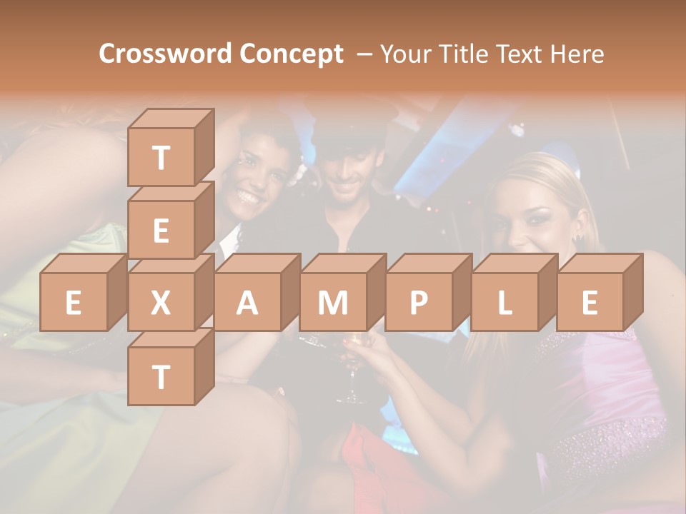 American Beautiful Girl PowerPoint Template