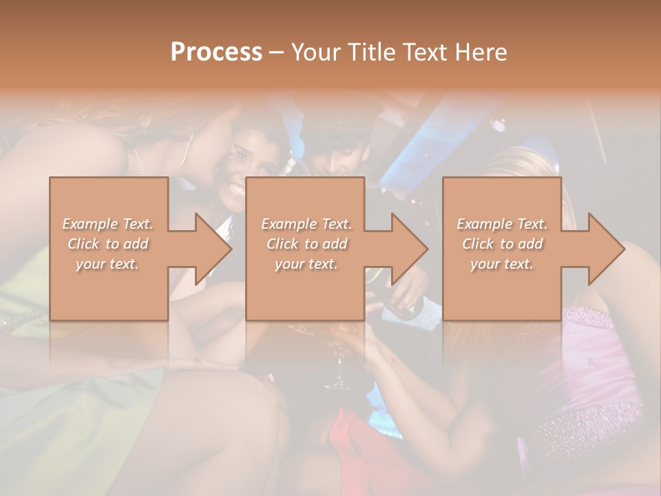 American Beautiful Girl PowerPoint Template