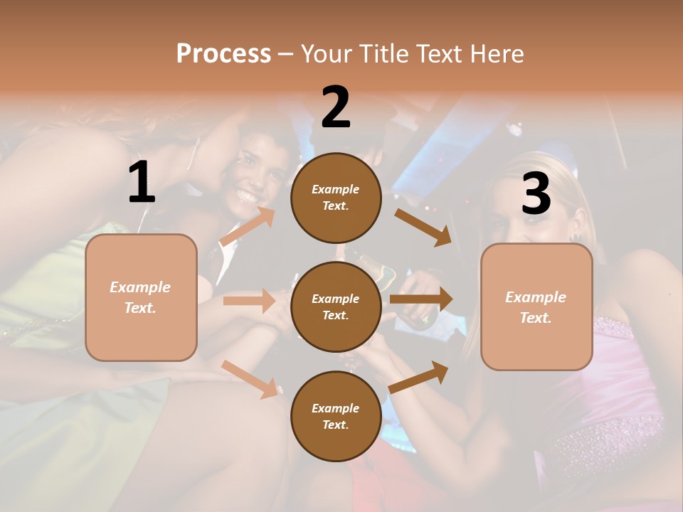 American Beautiful Girl PowerPoint Template