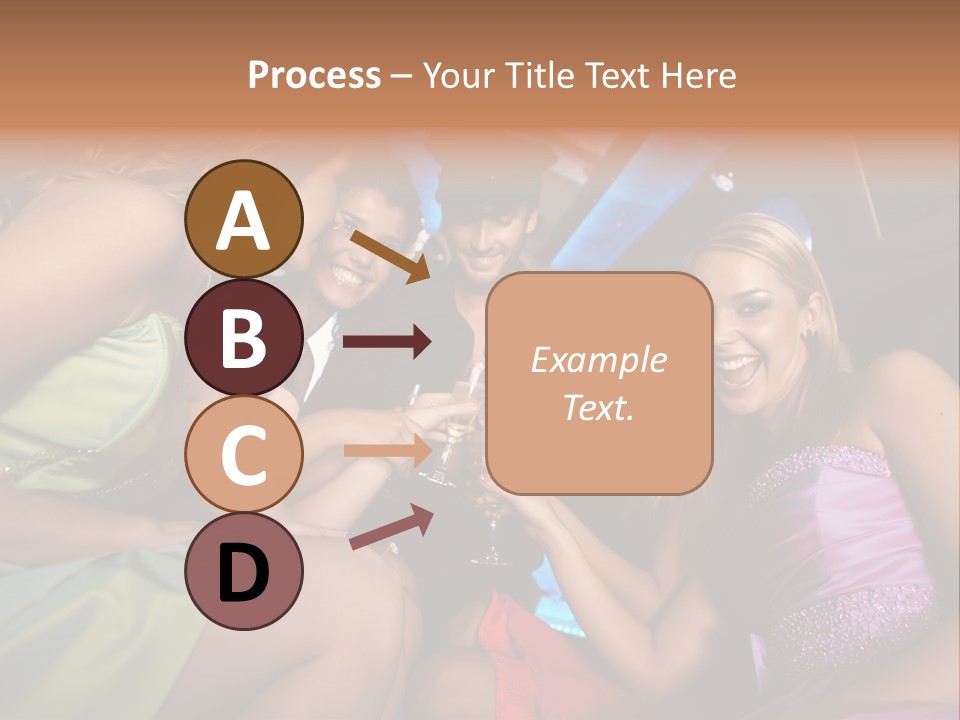 American Beautiful Girl PowerPoint Template