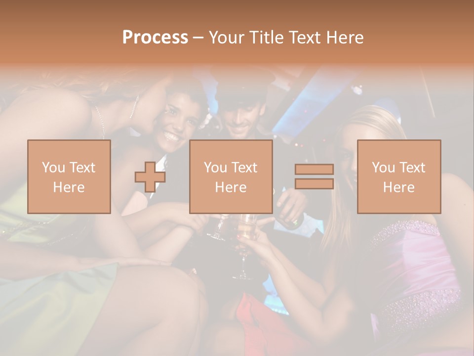 American Beautiful Girl PowerPoint Template