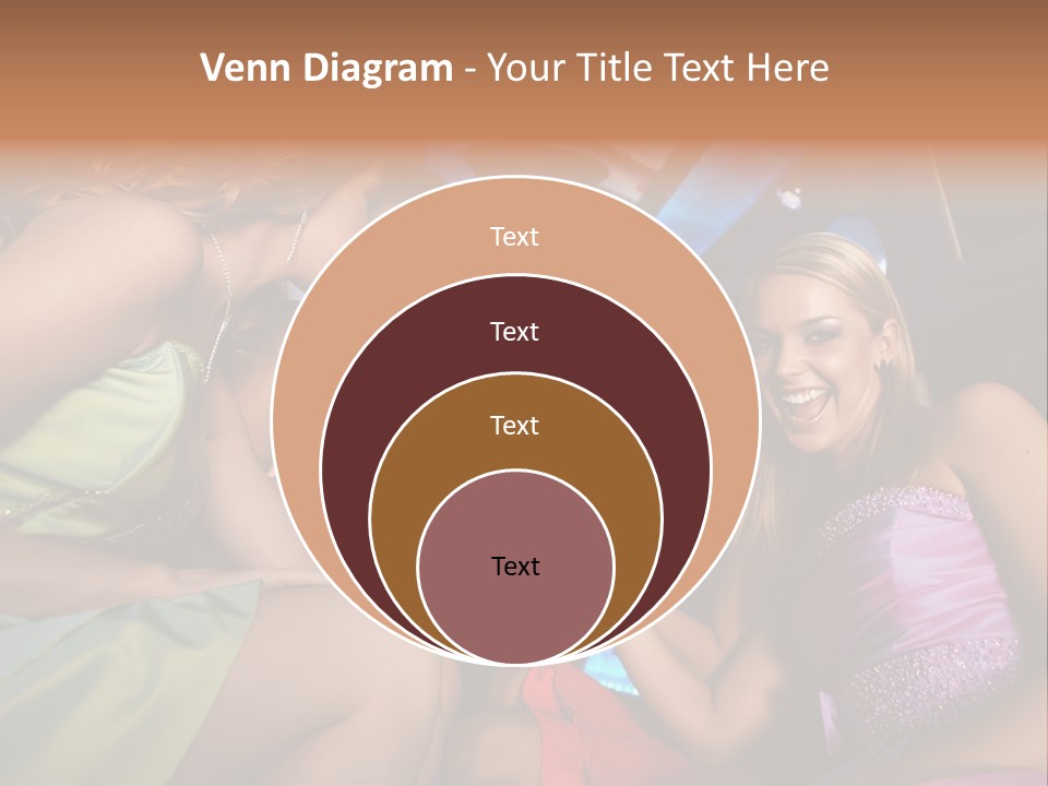 American Beautiful Girl PowerPoint Template