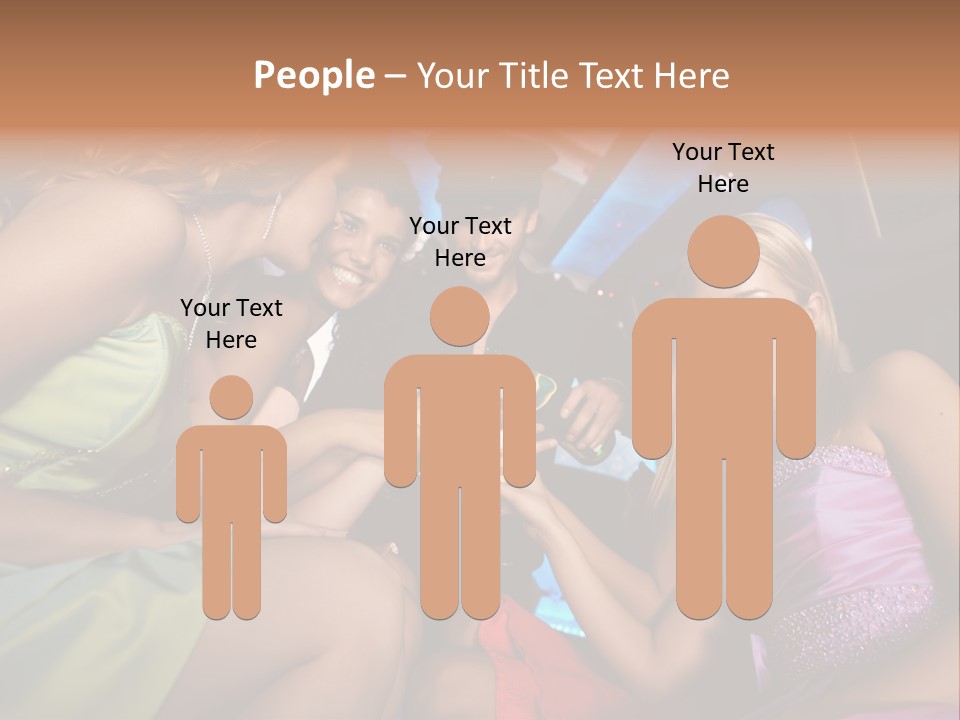 American Beautiful Girl PowerPoint Template