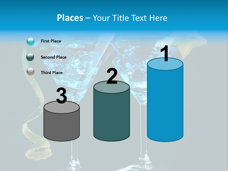 Liquid Cold Drink PowerPoint Template