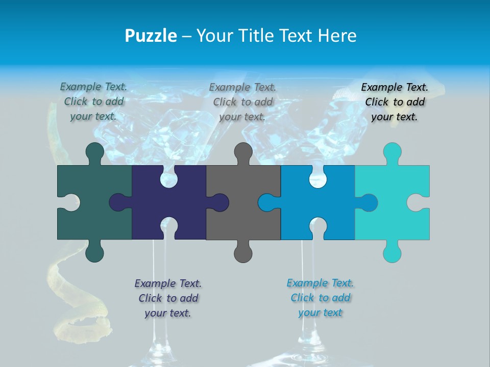 Liquid Cold Drink PowerPoint Template