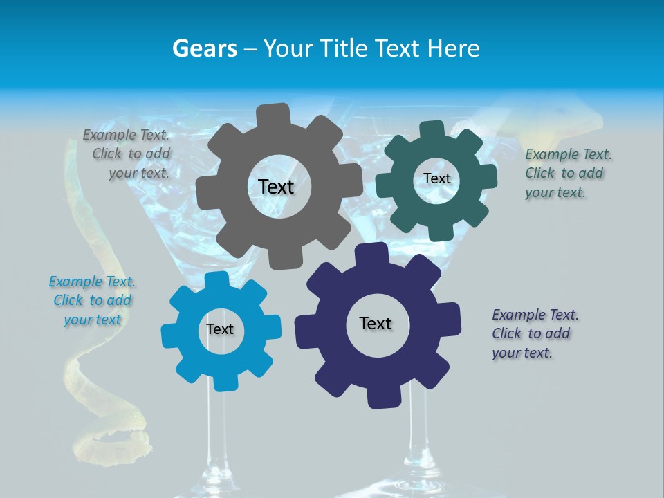 Liquid Cold Drink PowerPoint Template