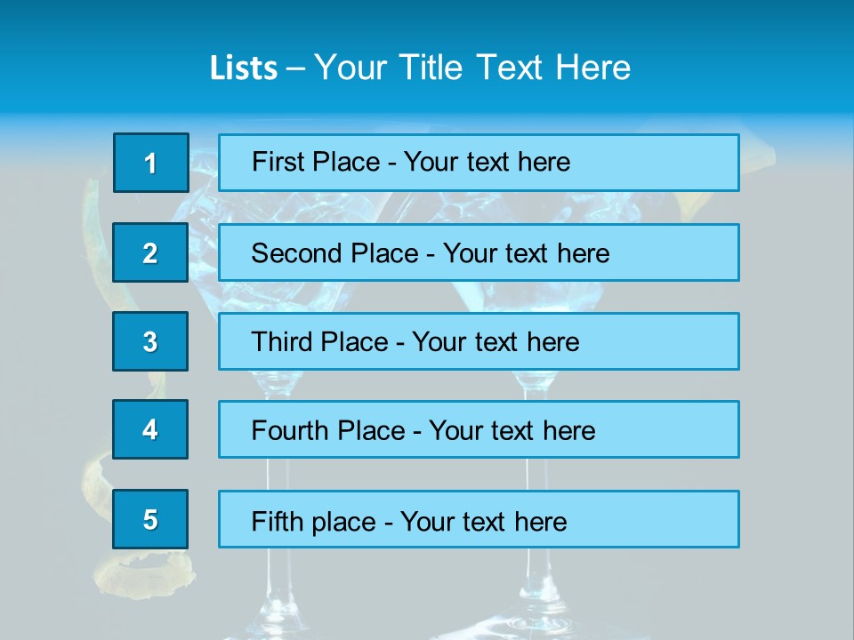 Liquid Cold Drink PowerPoint Template