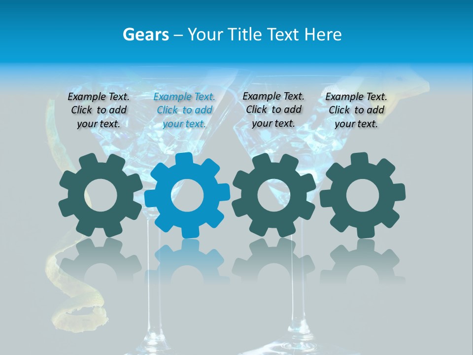 Liquid Cold Drink PowerPoint Template