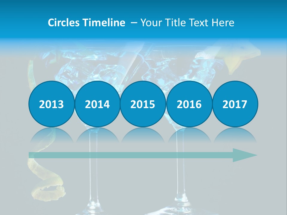 Liquid Cold Drink PowerPoint Template