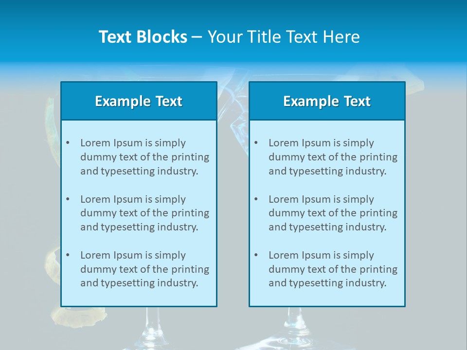 Liquid Cold Drink PowerPoint Template