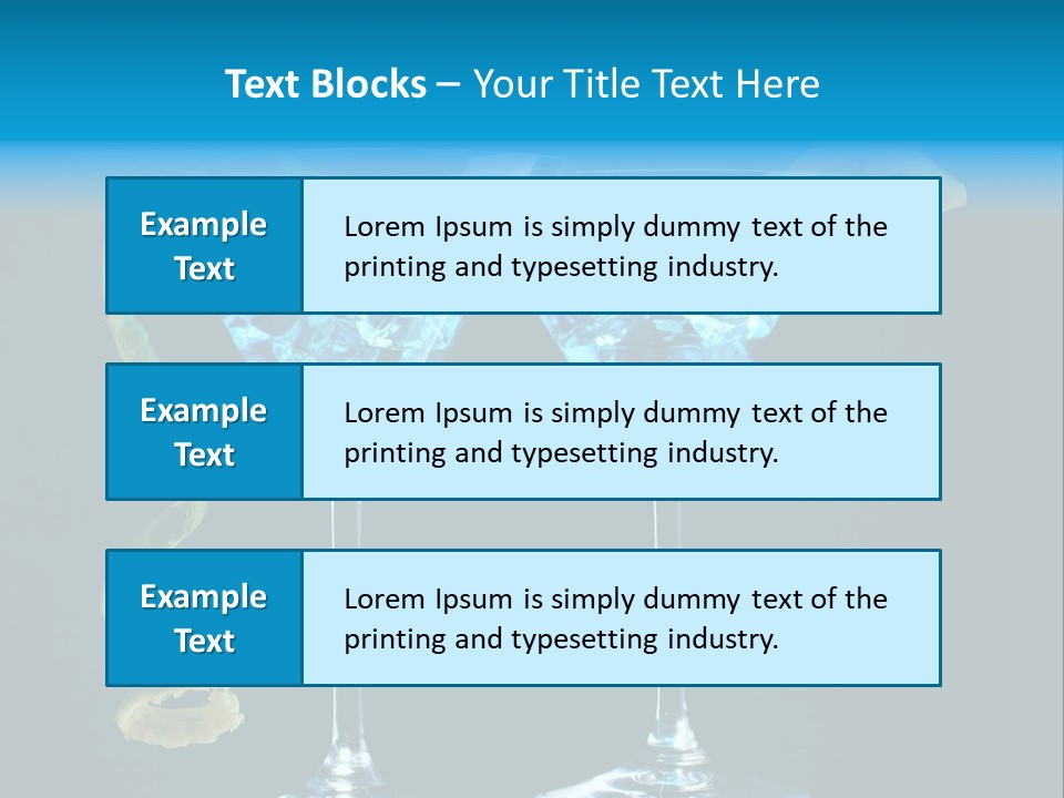Liquid Cold Drink PowerPoint Template