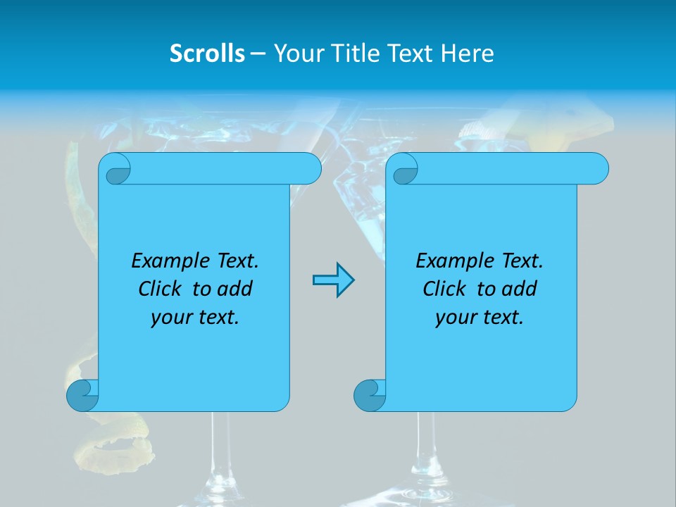 Liquid Cold Drink PowerPoint Template