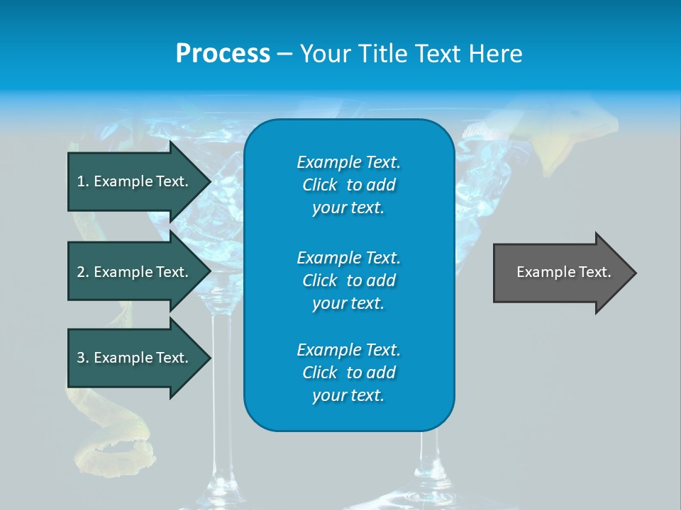 Liquid Cold Drink PowerPoint Template