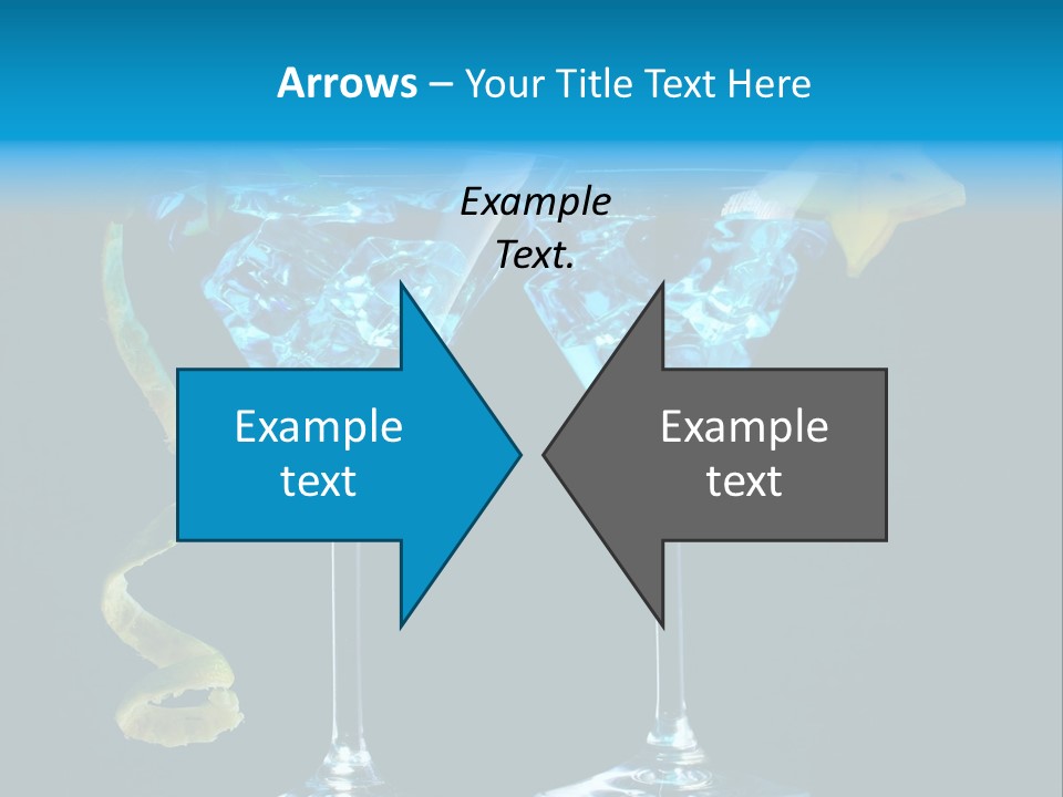 Liquid Cold Drink PowerPoint Template