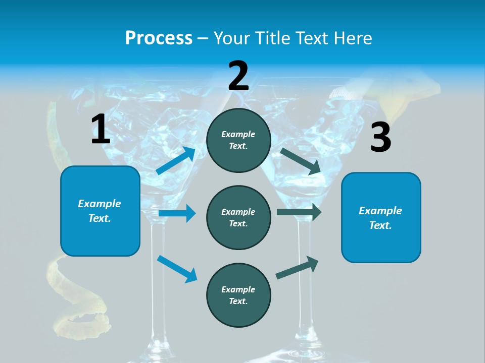 Liquid Cold Drink PowerPoint Template