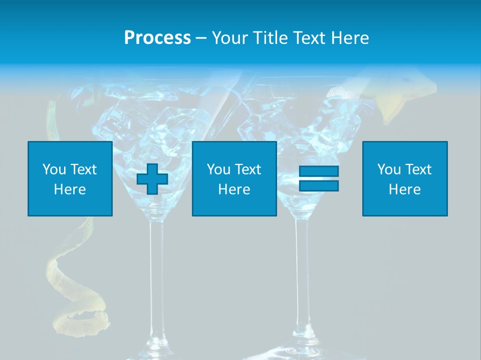 Liquid Cold Drink PowerPoint Template