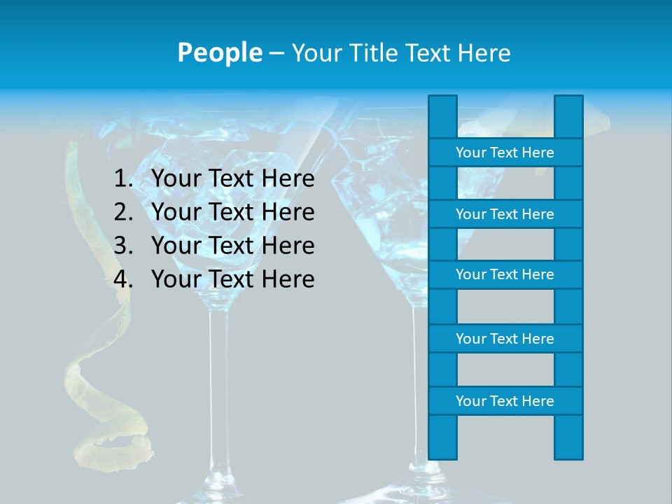 Liquid Cold Drink PowerPoint Template