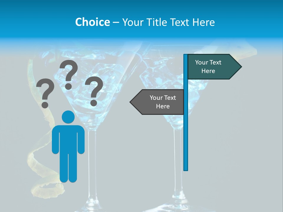 Liquid Cold Drink PowerPoint Template