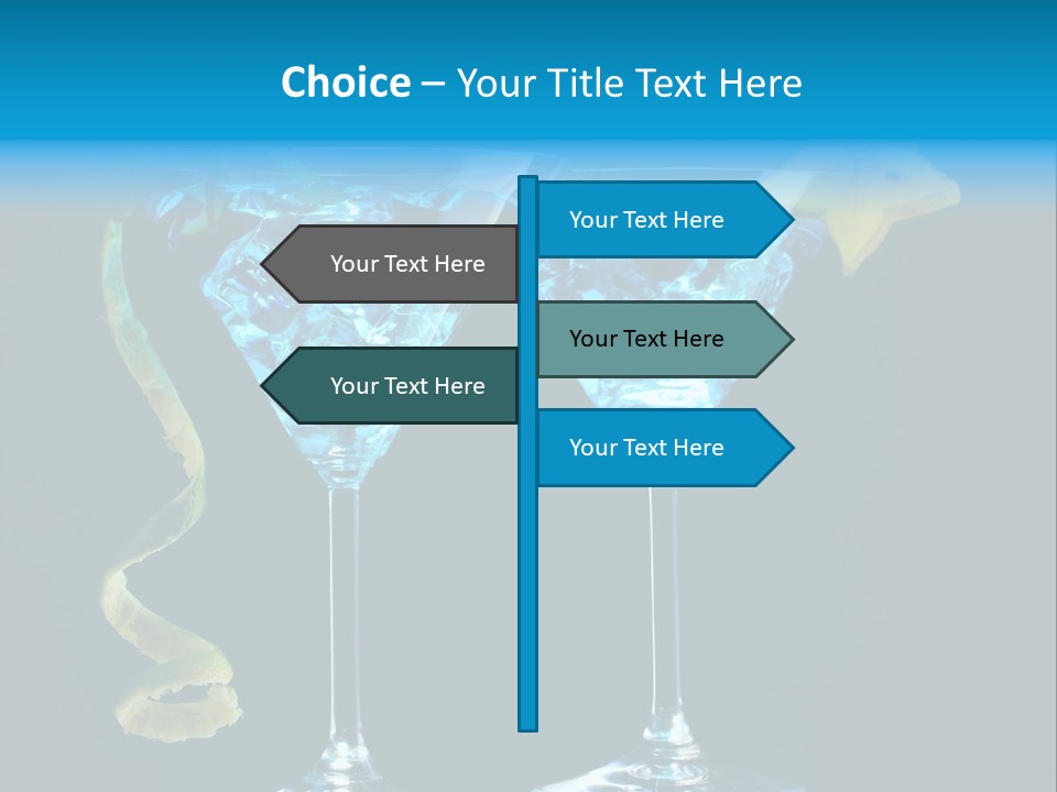 Liquid Cold Drink PowerPoint Template