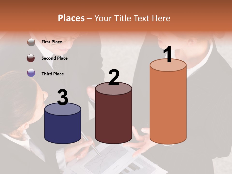 Female Plan Man PowerPoint Template