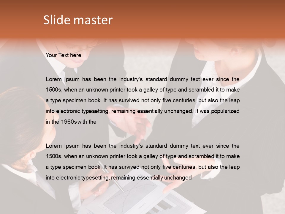 Female Plan Man PowerPoint Template