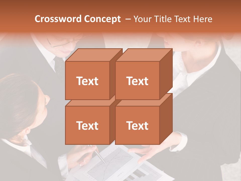 Female Plan Man PowerPoint Template