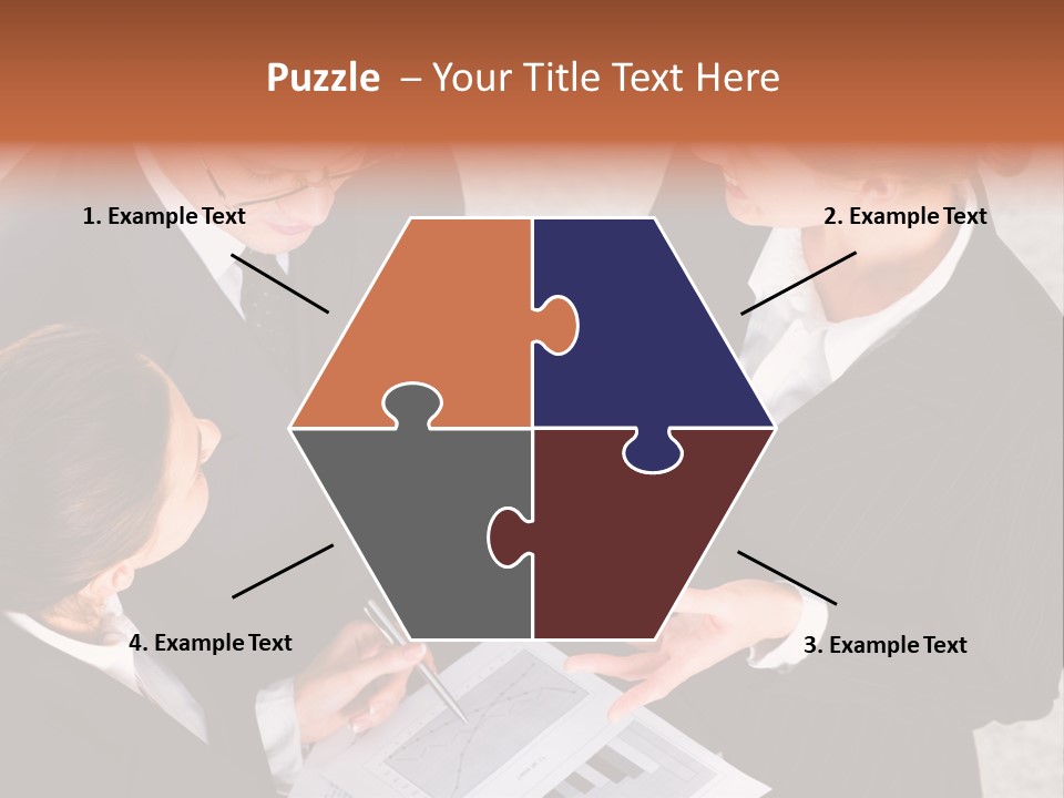 Female Plan Man PowerPoint Template