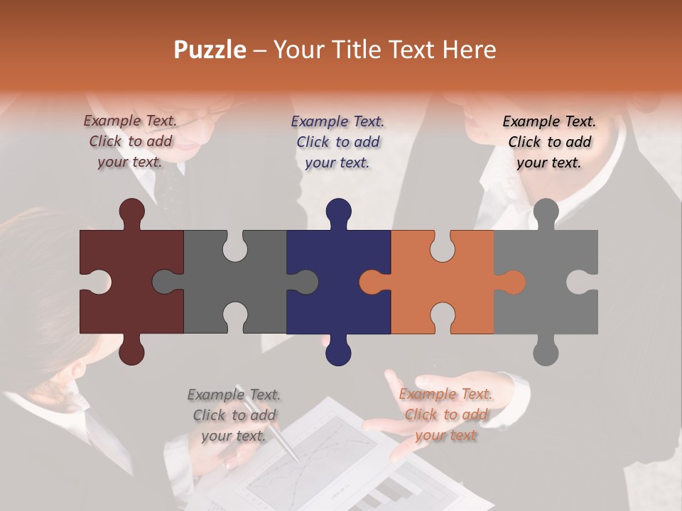 Female Plan Man PowerPoint Template