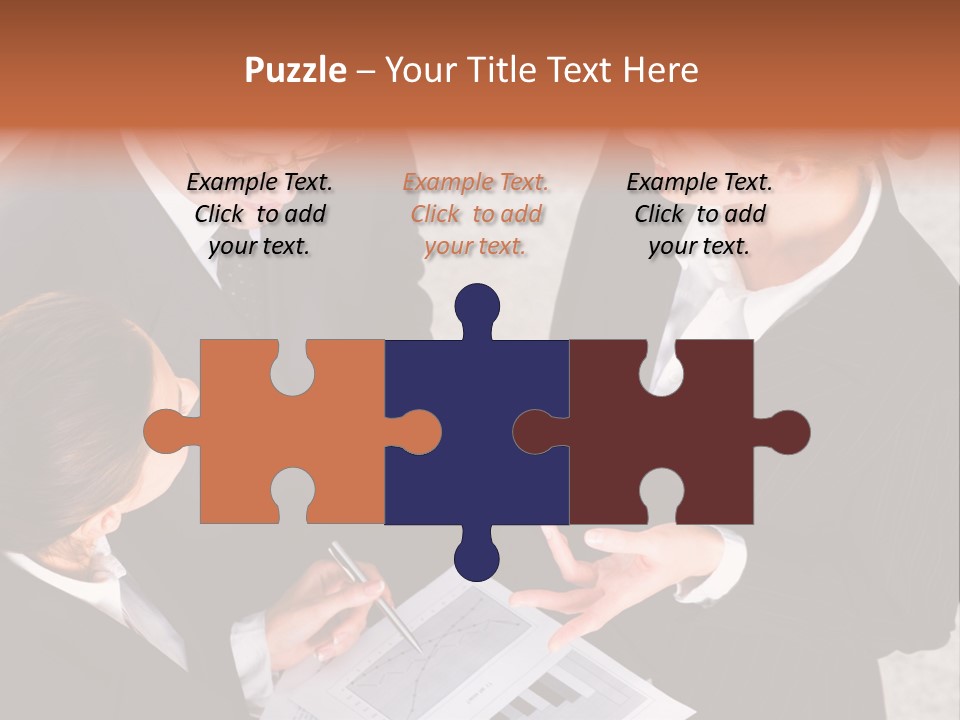 Female Plan Man PowerPoint Template