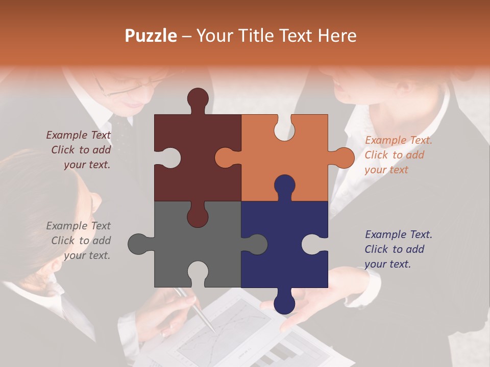 Female Plan Man PowerPoint Template