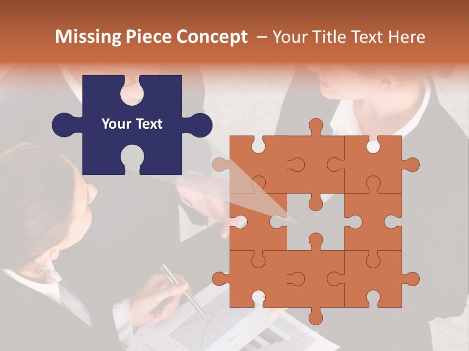 Female Plan Man PowerPoint Template