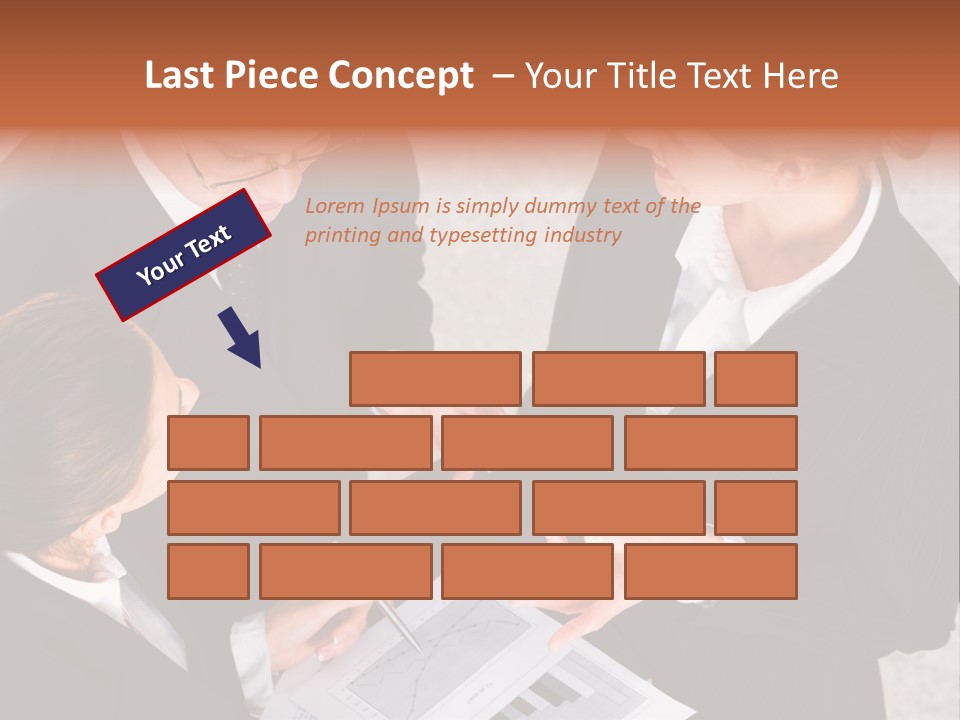 Female Plan Man PowerPoint Template