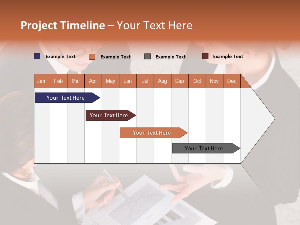 Female Plan Man PowerPoint Template