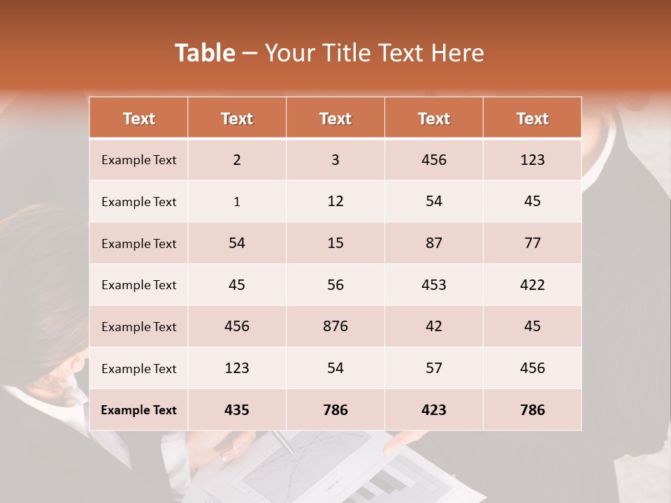 Female Plan Man PowerPoint Template