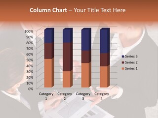 Female Plan Man PowerPoint Template