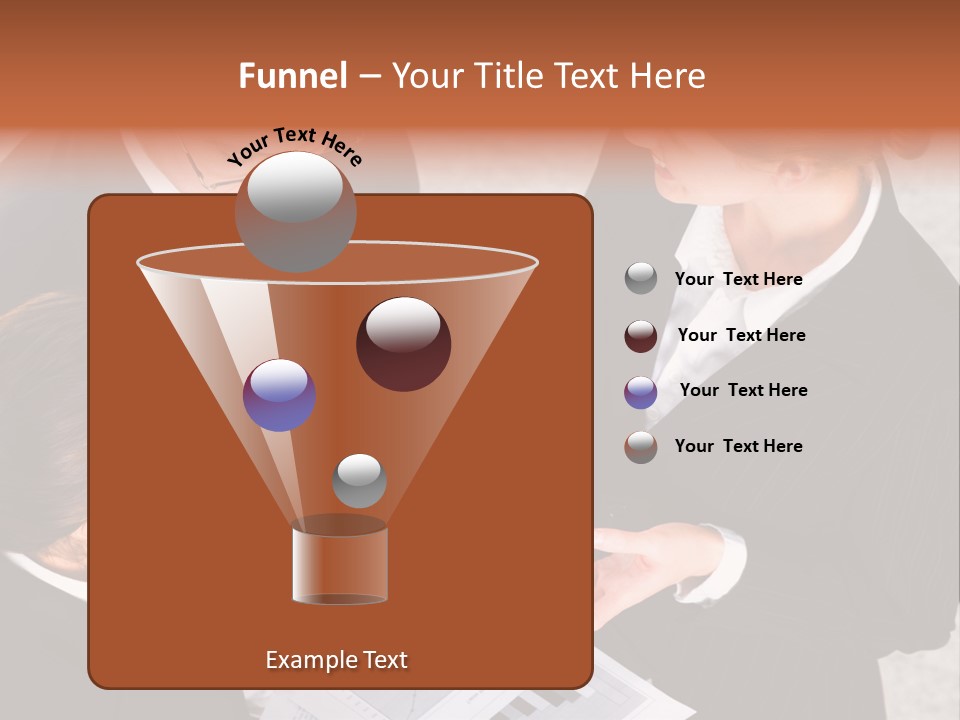 Female Plan Man PowerPoint Template