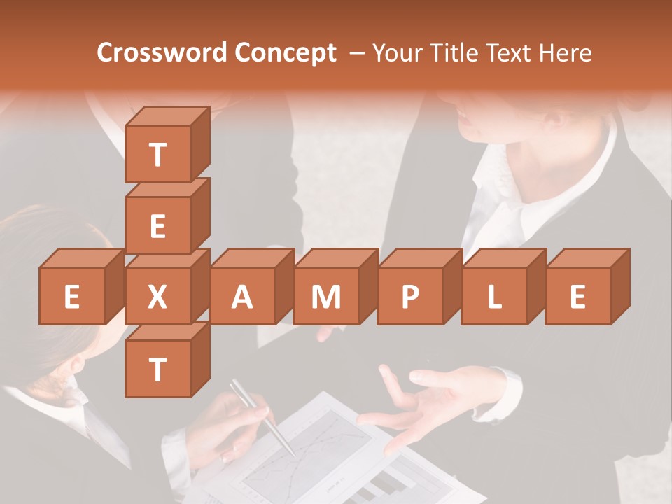 Female Plan Man PowerPoint Template