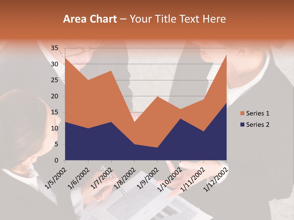 Female Plan Man PowerPoint Template