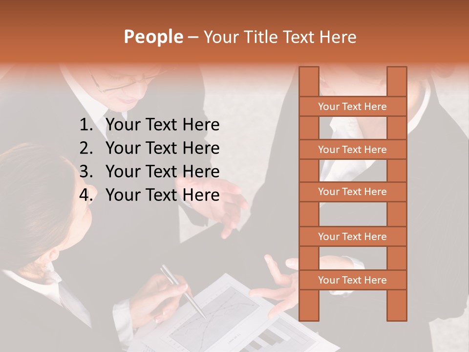 Female Plan Man PowerPoint Template