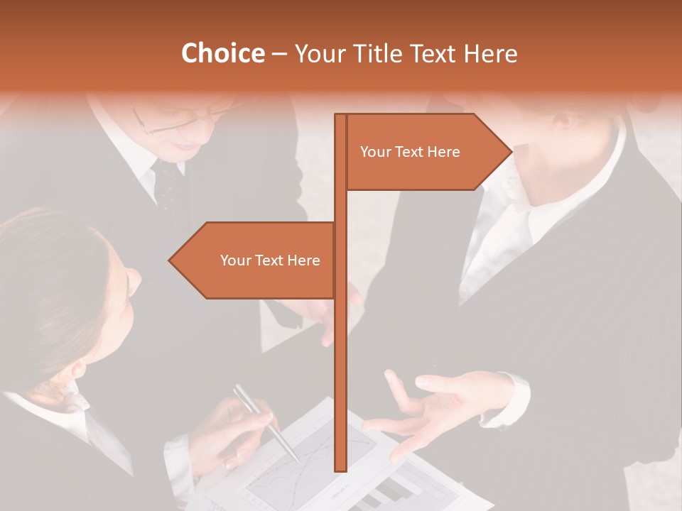 Female Plan Man PowerPoint Template