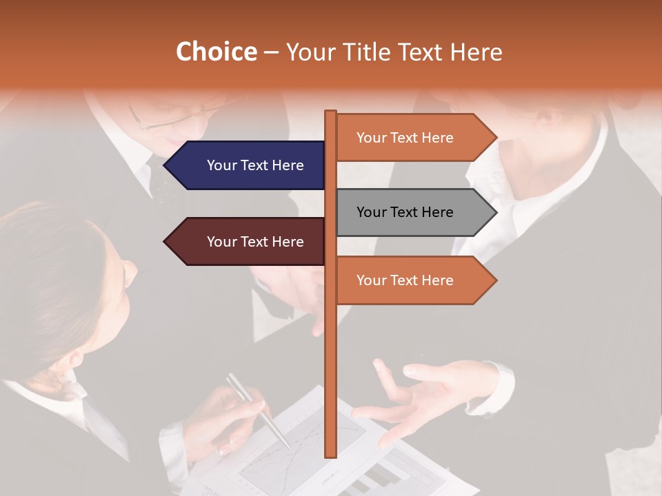Female Plan Man PowerPoint Template