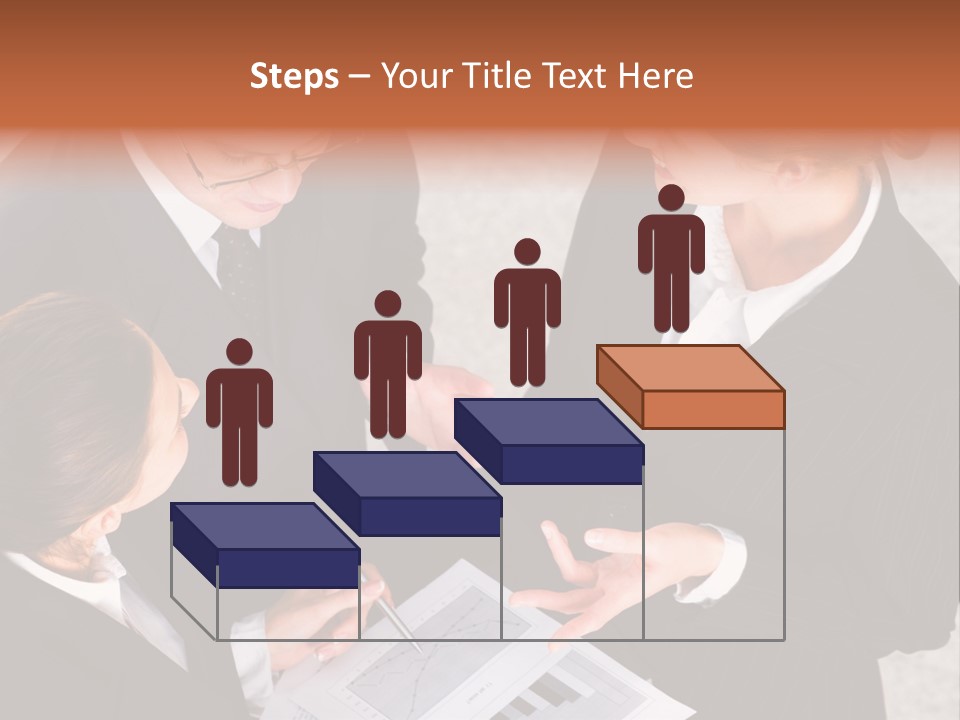 Female Plan Man PowerPoint Template