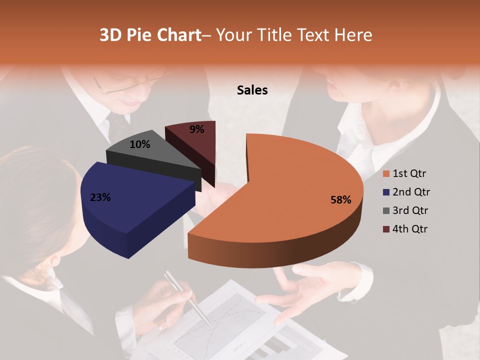 Female Plan Man PowerPoint Template
